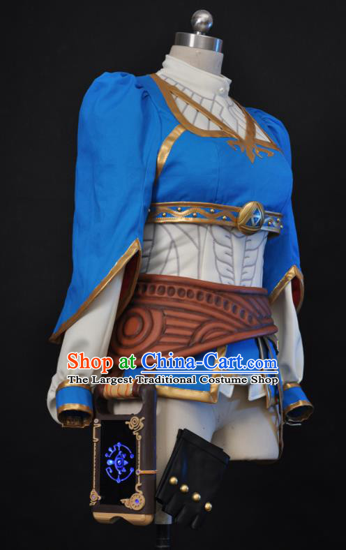 Top Cosplay Young Lady Dress Outfits Game Character Princess Garment Costume Traditional Huntress Clothing