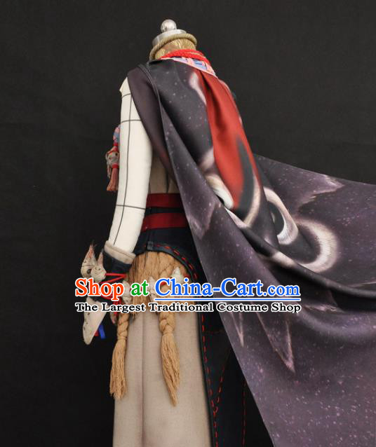 Chinese Traditional Cosplay Young Knight Clothing Swords of Legends Warrior Wu Zhao Garment Costumes Ancient Swordsman Uniforms