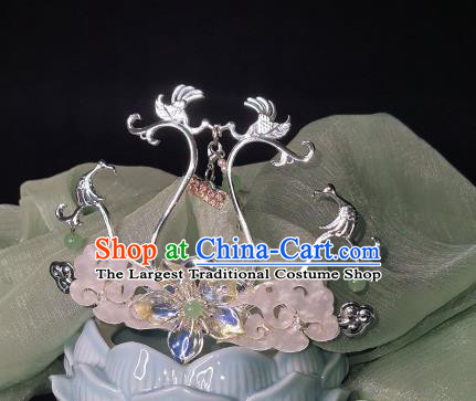 Chinese Jin Dynasty Princess Hair Crown Traditional Hanfu Hair Accessories Ancient Swordswoman Hairpin