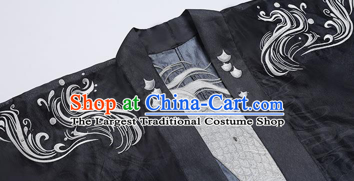 China Jin Dynasty Swordswoman Historical Clothing Traditional Hanfu Dress Apparels Ancient Young Female Garment Costumes