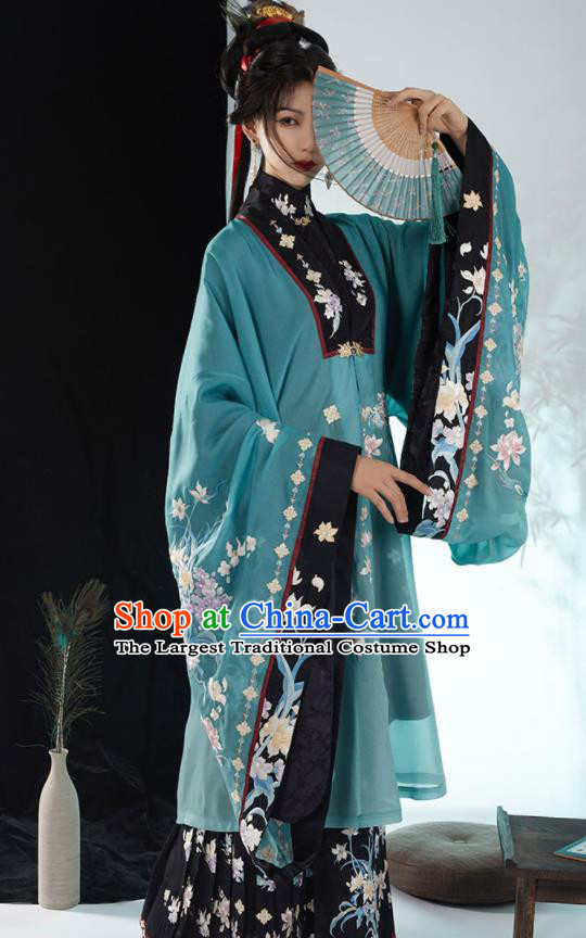 China Traditional Court Woman Hanfu Dress Apparels Ancient Imperial Consort Garment Costumes Ming Dynasty Noble Beauty Historical Clothing