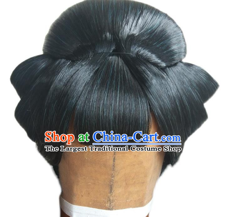 China Cosplay Fairy Princess Hairpieces Ancient Young Lady Wigs Headdress Traditional Puppet Show Wei Shanghu Hair Accessories