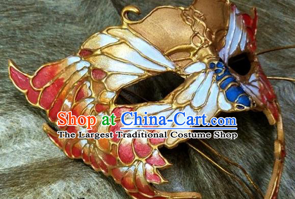 Custom Chinese Handmade Swordsman Face Accessories Cosplay Performance Mask Puppet Show Butterfly Masque Props