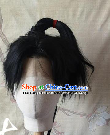 Chinese Drama Handsome Siblings Xiao Yuer Wigs Headdress Ancient Swordsman Hair Accessories Handmade Cosplay Young Hero Hairpieces