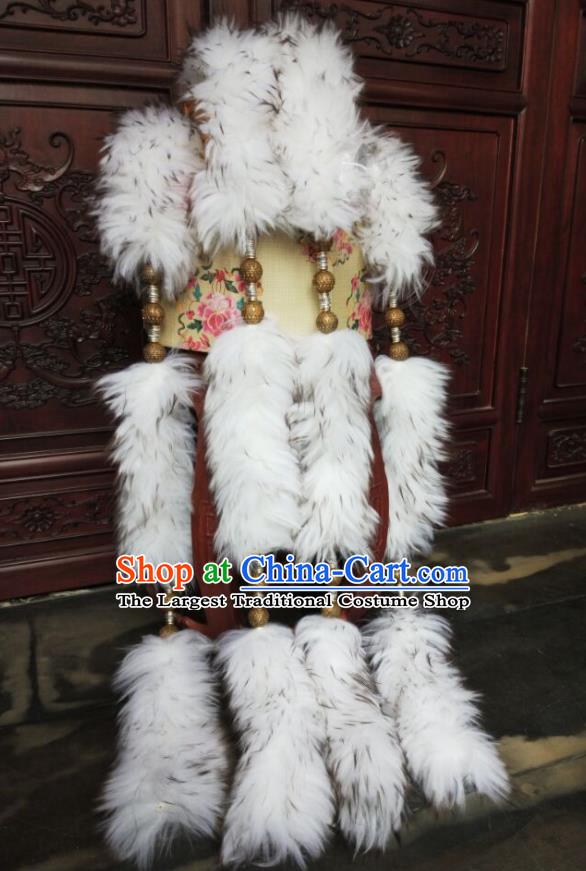 Chinese Traditional Puppet Show Cang Lang Headdress Ancient Royal King Hair Accessories Cosplay Swordsman Hairdo Crown