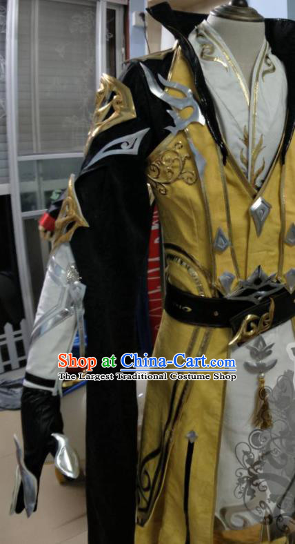 China Ancient Young Childe Clothing Traditional JX Online Chivalrous Knight Garment Costumes Cosplay Swordsman Apparels