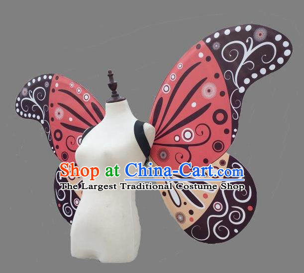 Top Miami Angel Catwalks Props Stage Show Butterfly Wings Brazilian Parade Back Accessories Samba Dance Decorations