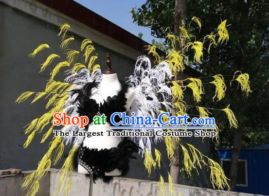 Top Stage Show Feather Wings Opening Dance Back Accessories Cosplay Angel Decorations Miami Catwalks Props