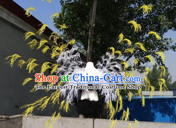 Top Stage Show Feather Wings Opening Dance Back Accessories Cosplay Angel Decorations Miami Catwalks Props