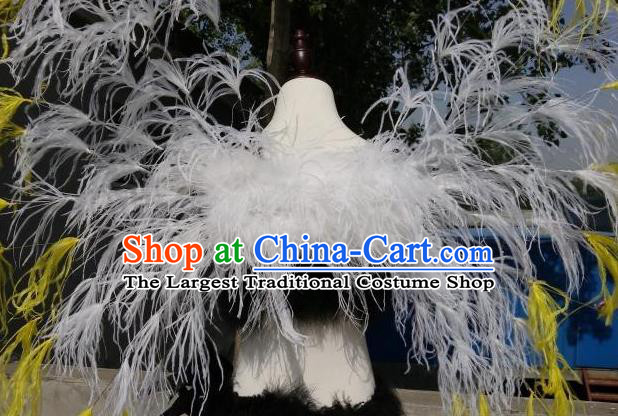 Top Stage Show Feather Wings Opening Dance Back Accessories Cosplay Angel Decorations Miami Catwalks Props