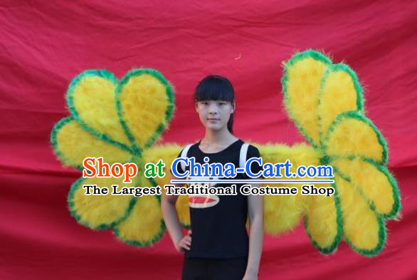 Top Catwalks Back Accessories Opening Dance Giant Decorations Miami Angel Props Stage Show Feather Wings