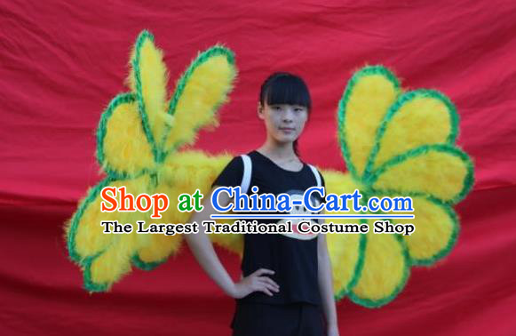 Top Catwalks Back Accessories Opening Dance Giant Decorations Miami Angel Props Stage Show Feather Wings