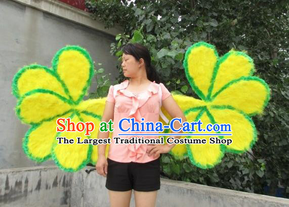 Top Catwalks Back Accessories Opening Dance Giant Decorations Miami Angel Props Stage Show Feather Wings