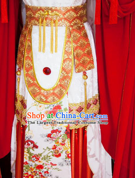 China Traditional Puppet Show Royal Prince Uniforms Cosplay Swordsman King Hanfu Clothing Ancient Young Childe Garment Costumes