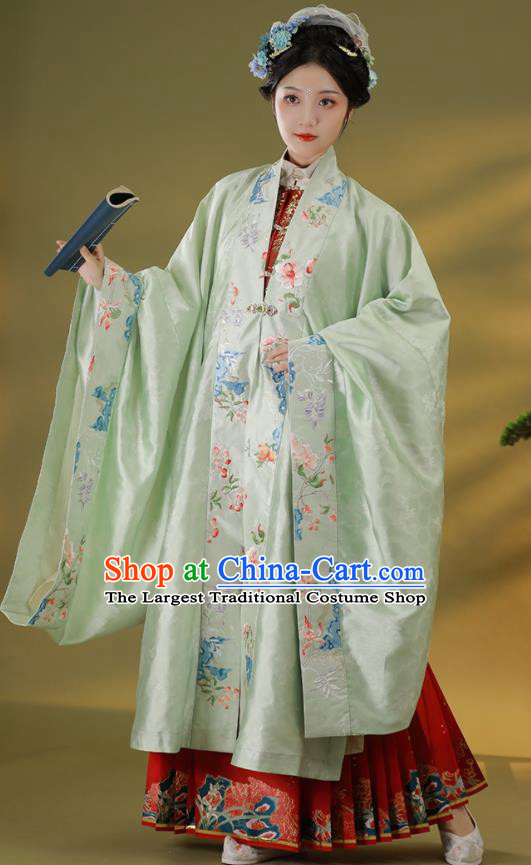 China Ming Dynasty Royal Countess Hanfu Dress Traditional Court Historical Costumes Ancient Noble Mistress Garment Clothing Complete Set