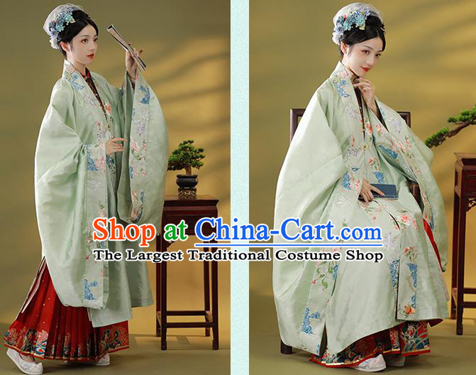 China Ming Dynasty Royal Countess Hanfu Dress Traditional Court Historical Costumes Ancient Noble Mistress Garment Clothing Complete Set