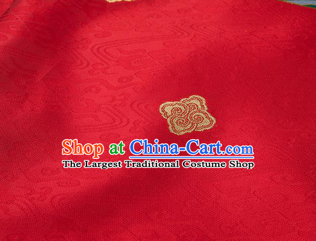 China Ancient Empress Garment Clothing Ming Dynasty Court Woman Red Hanfu Robe Traditional Wedding Historical Costumes