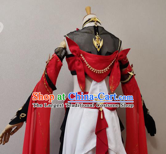 China Traditional JX Online Swordswoman Clothing Cosplay Fairy Garment Costumes Ancient Young Lady Dress Outfits