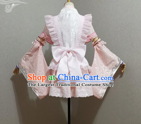 Top Magic Princess Clothing Cosplay Maidservant Dress Halloween Fancy Ball Garment Costume
