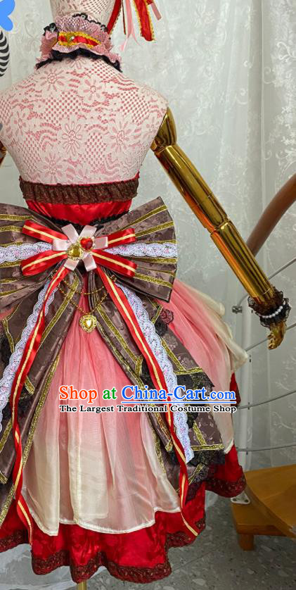 Top Cartoon Magic Lady Clothing Cosplay Angel Bubble Dress Outfits Valentine Girl Dance Garment Costume