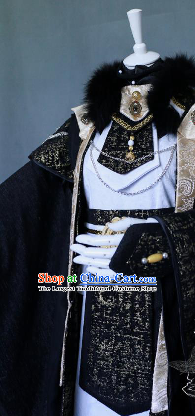 Chinese Traditional Puppet Show Swordsman Garment Costumes Cosplay Noble Prince Clothing Ancient Chivalrous Childe Uniforms