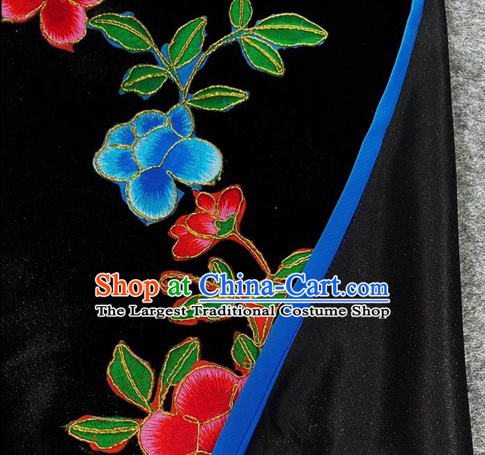 China Traditional Opera Country Woman Garment Costume Ancient Village Girl Clothing Beijing Opera Maidservant Black Stomachers