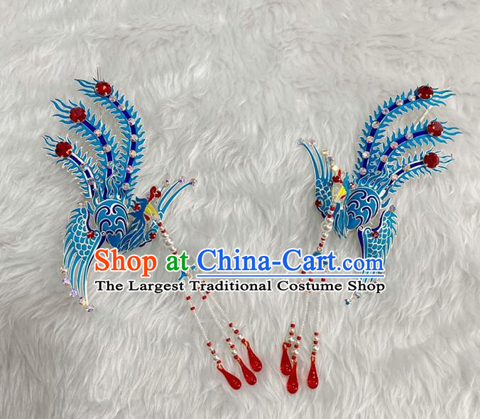 Chinese Peking Opera Princess Hair Crown Traditional Opera Empress Hairpin Beijing Opera Hua Tan Hair Accessories Complete Set