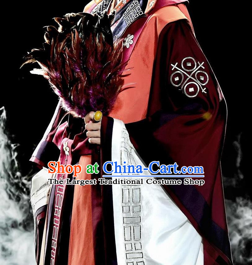 TV Series GyeBaek Queen Sa Taek Dress Ancient Garment Costumes Korean Traditional Clothing and Headdress Complete Set