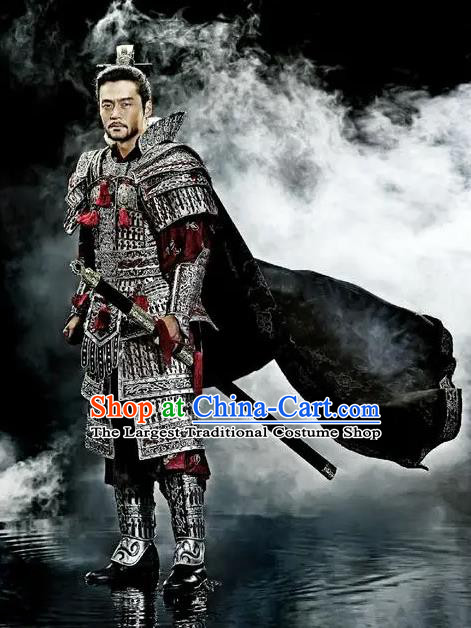 Korean Traditional Ancient General Garment Costumes TV Series GyeBaek Armor Clothing Complete Set