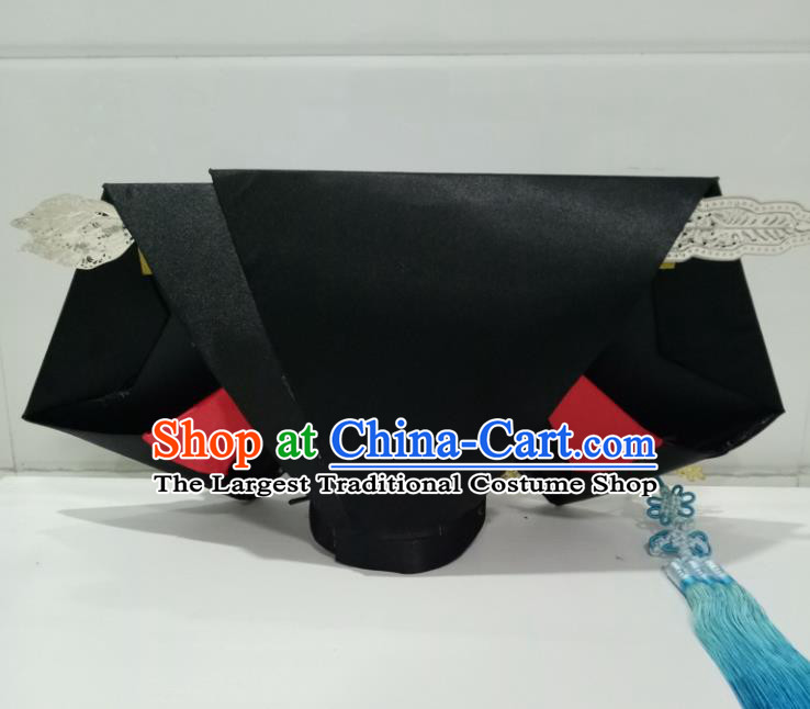 China TV Series Empresses in the Palace Jing Fei Headpiece Ancient Imperial Consort Giant Wing Hair Accessories Traditional Qing Dynasty Headdress