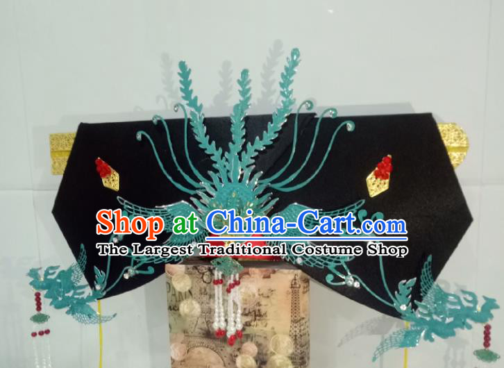 China Ancient Empress Hair Accessories Traditional Qing Dynasty Queen Headdress TV Series Princess Of Huai Yu Giant Wing Headpiece