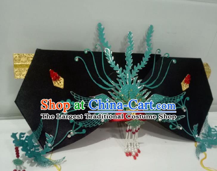 China Ancient Empress Hair Accessories Traditional Qing Dynasty Queen Headdress TV Series Princess Of Huai Yu Giant Wing Headpiece