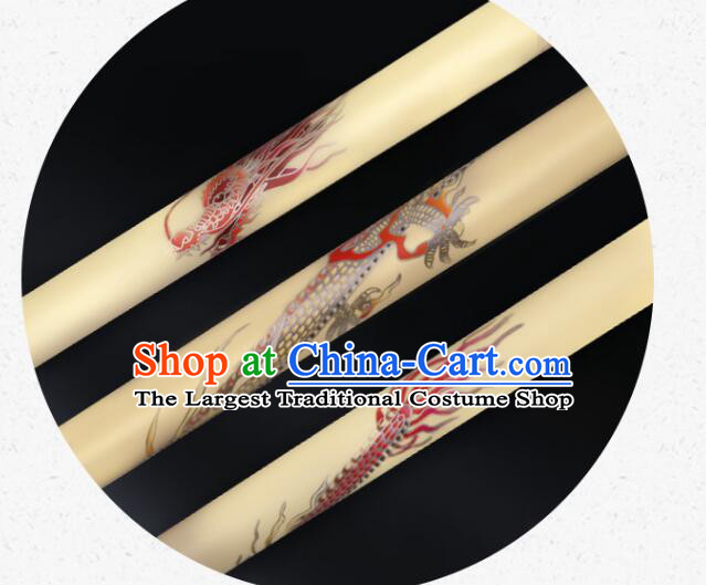 Professional Kung Fu Performance Cudgel Martial Arts Competition Stick Chinese Handmade Printing Dragon Cudgel