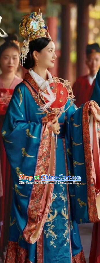 Chinese Traditional Wedding Garment Costumes Ancient Empress Dress Tang Dynasty Women Wedding Attires