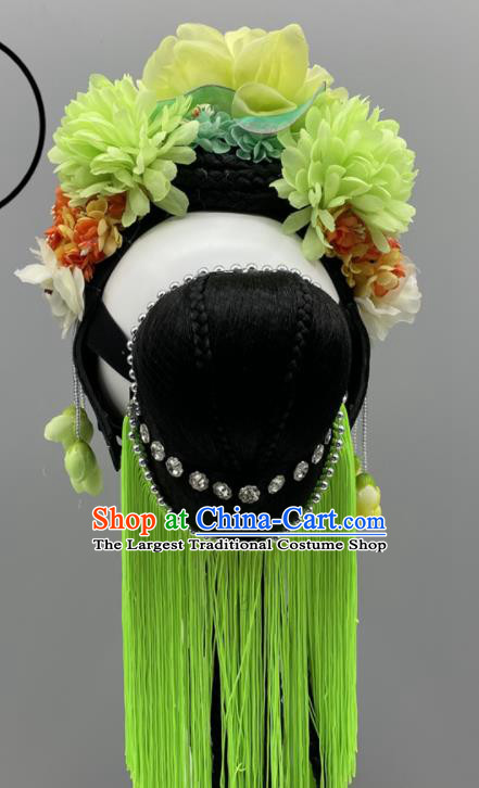 Chinese Beijing Opera Diva Headpieces Classical Dance Hair Jewelries Chun Gui Meng Headdress