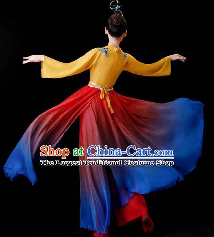 Chinese Classical Dance Costume Han Tang Dance Dress Dancing Competition Clothing Woman Solo Dance Fashion