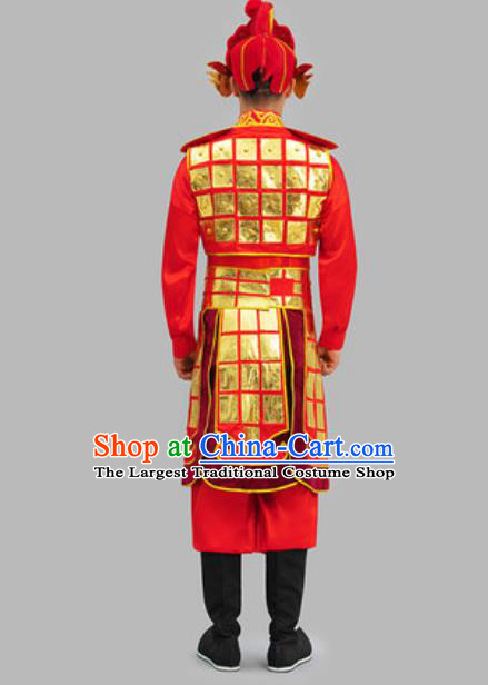 Chinese TV Series Warrior Clothing Ancient General Garment Costume Tang Dynasty Soldier Armor Set