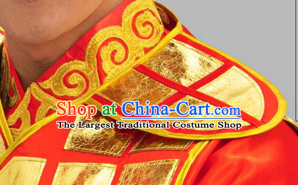 Chinese TV Series Warrior Clothing Ancient General Garment Costume Tang Dynasty Soldier Armor Set