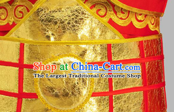 Chinese TV Series Warrior Clothing Ancient General Garment Costume Tang Dynasty Soldier Armor Set