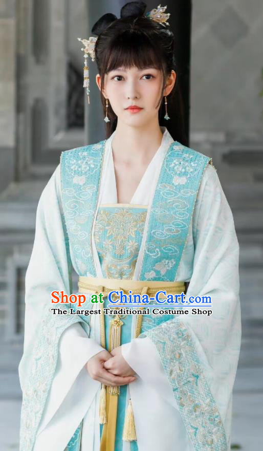 Chinese Ancient Princess Clothing Traditional Noble Lady Dress Garments Romance Series Rebirth For You Dong Shanhu Replica Costumes and Headpieces
