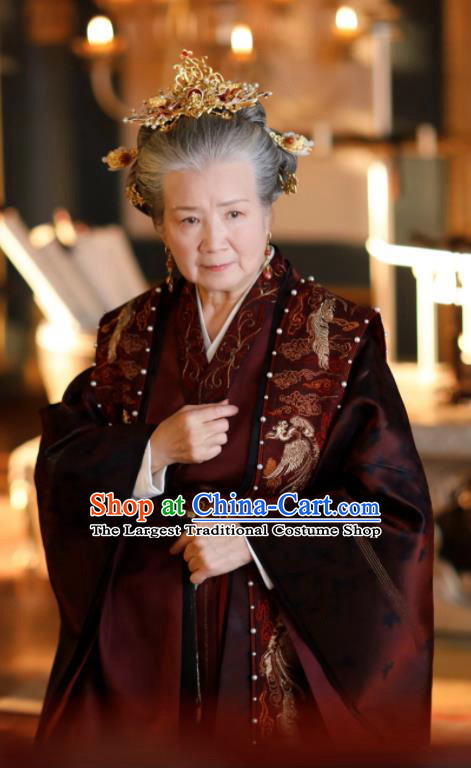 Chinese Traditional Court Dress Garments Romance Series Rebirth For You Replica Costumes Ancient Empress Dowager Clothing