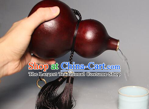 Chinese Eight Diagrams Bottle Handmade Feng Shui Gourd Bottle Lucky Wine Flagon