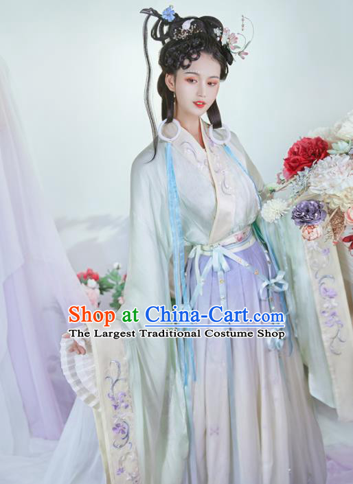 Chinese Traditional Hanfu Ruqun Clothing Ancient Royal Princess Dress Northern and Southern Dynasties Beauty Costumes Complete Set