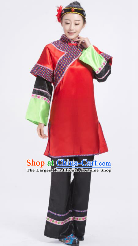 Chinese Stage Performance Outfits Lantern Festival Yangko Dance Costumes Ancient Woman Matchmaker Clothing