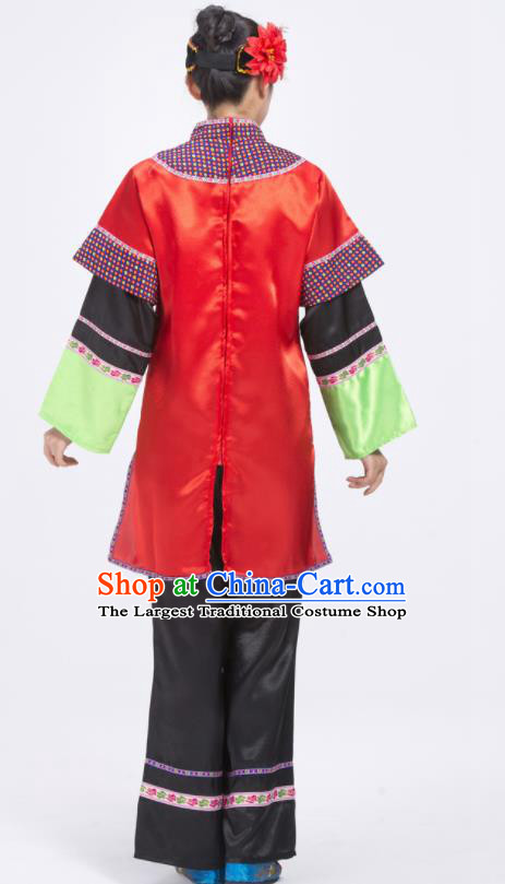 Chinese Stage Performance Outfits Lantern Festival Yangko Dance Costumes Ancient Woman Matchmaker Clothing