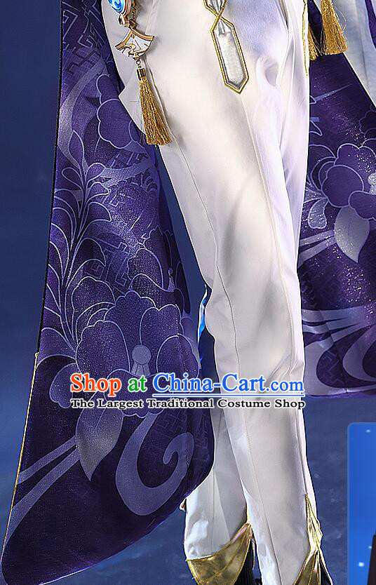 Top Genshin Impact Cosplay Costumes Kamisato Ayato Garments Cos Shogunate Young Lord Outfits