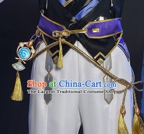 Top Cos Shogunate Young Lord Outfits Genshin Impact Cosplay Costumes Kamisato Ayato Garments