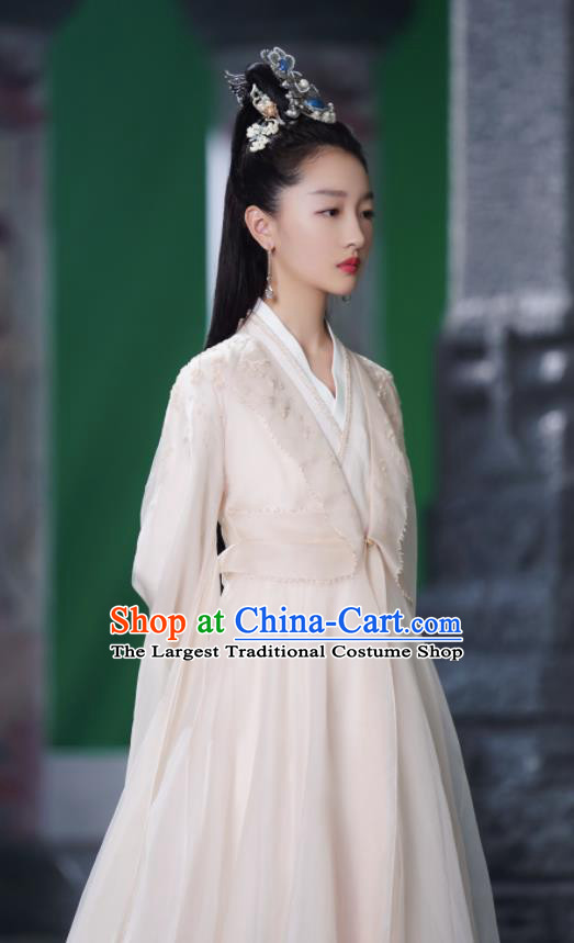 Chinese Ancient True Immortal Clothing Xianxia TV Goddess Garments Drama Series Ancient Love Poetry Fairy Shang Gu Costumes