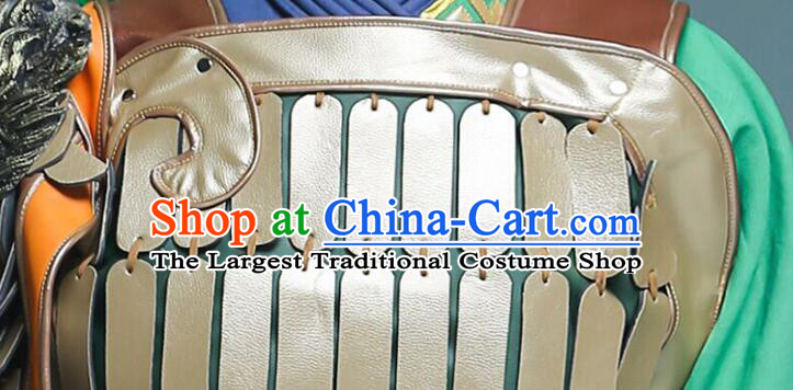 Chinese Guan Gong Armour Set Ancient General Historical Costumes Three Kingdoms Guan Yu Armor