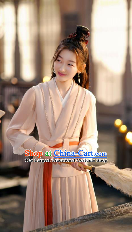 Chinese Xianxia Series Drama Female Immortal Dress Garments TV Ancient Love Poetry Hou Chi Costumes Ancient Swordswoman Clothing